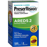 Suplemento p/ os olhos PreserVision areds 2 c/ 120 Softgels