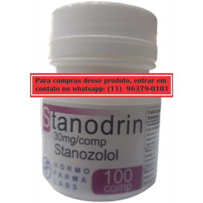 Stanozolol 30mg  c/ 100 cáps.